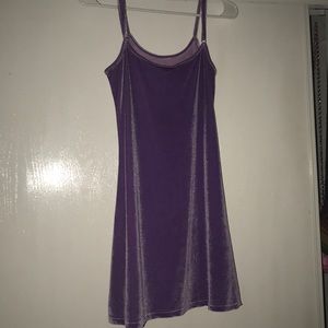 Lavender Velvet Delias Dress